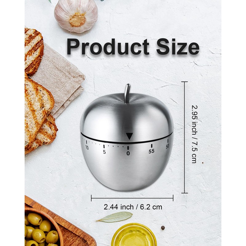 INTRESTIN Kitchen Timer for Cooking, 60 Minutes Mechanical Timer -