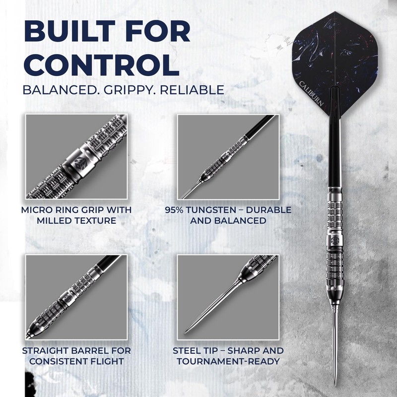 Caliburn | Sword Darts | Steel Tip | 95% Tungsten