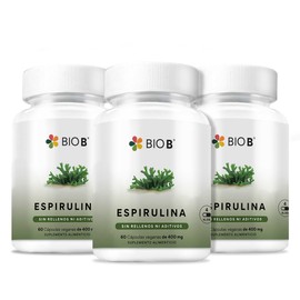 BIO B | Espirulina 60 cápsulas veganas (3)