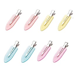 Hair Clips, No Crease Hair Clips, Curl Pin Clips, Side Bangs Fix Fringe Curl Pin Barrette No Crease Hair Clip for Hair Styling Makeup Washing Face (Type A)