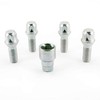 H&R 14252801KEY4 Rim Lock – Set of 4 Cone 60