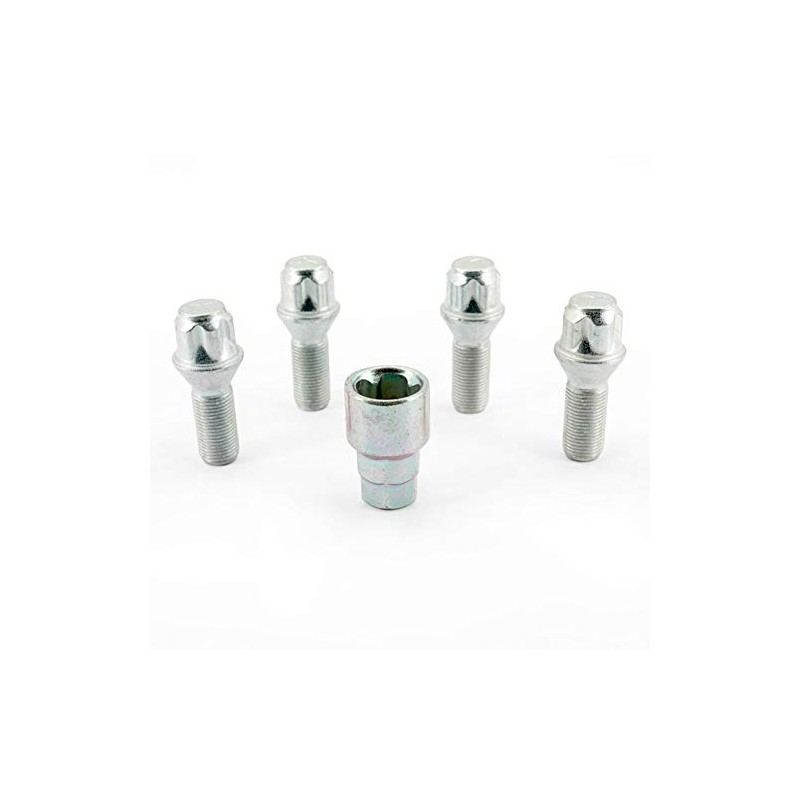 H&R 14252801KEY4 Rim Lock – Set of 4 Cone 60