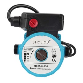 SHYLIYU Water Pressure Booster Pumps 115V/60HZ 3/4 inch Outlet Home Recirculating Pump Hot Water Circulator Circulation Pump 3-Speed Adjustment Shower Booster Pump…