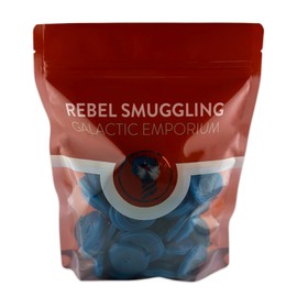 Blue Raspberry Licorice Wheels Bulk 2lb Bulk Candy Bag by Rebel Smuggling Galactic Emporium