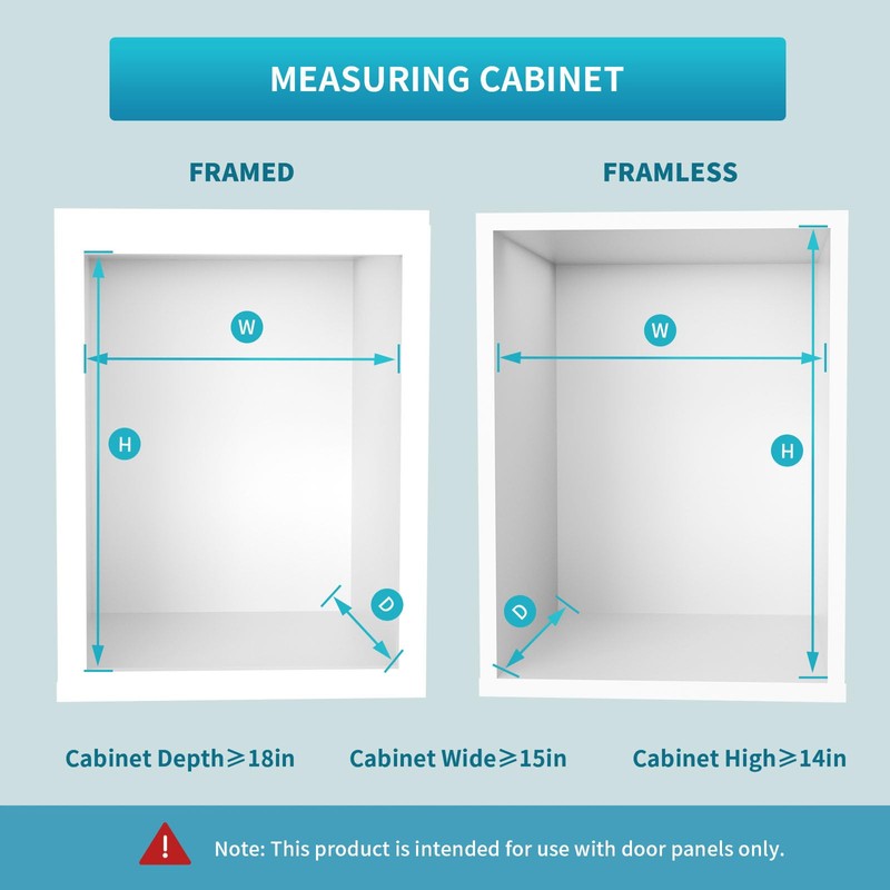 Pull Out Trash Can Under Cabinet Kit - Heavy Duty