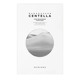 SKIN1004 Tone Brightening Glow Mask 5 Pack Brightening Ampoule Sheet Mask / Madagascar Centella Tone Brightening Glow Mask 25ml (5ea)