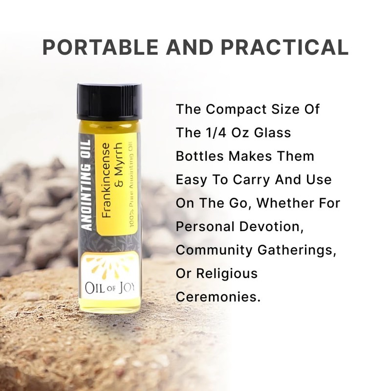 Anointing Oil-Frankincense & Myrrh-1/4oz (Pack of