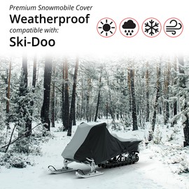 CarCovers Weatherproof Snowmobile Cover & Warranty Compatible with Ski-doo 2017 Expedition Se Ace 900 - Access Panels, Storage Bag, Snowmobile Gear, Protection Accessories