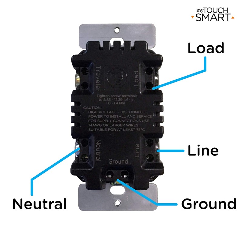 myTouchSmart 33861 LE One in-Wall Digital Timer, Push Door Switch,