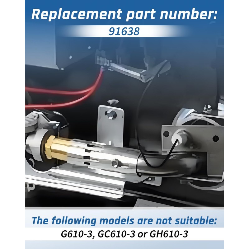 Wujexuhe 91638 Main Burner Fit for Dometic Atwood LP Gas