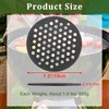 SUMTree Round Cast Iron Cooking Grate, Round Hole Grate, Black,