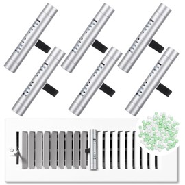 Weysat 6 Pcs Whole House Air Freshener Passive Essential Diffuser Vent Clips Easier Placement Adjustable HVAC Furnace Filter Scent Fragrance System for HVAC Vents Extender for Entire Home (Eucalyptus)