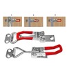 FengZeYing 4 Pcs Adjustable Toggle Clamp, Metal Toggle Latch Non-Slip