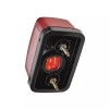 Caltric Taillight Assembly w/ Bulb fits Yamaha Big Bear 400