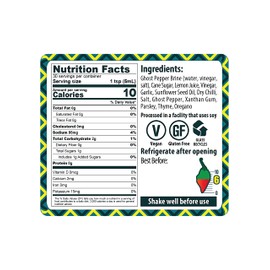 Ghost Peri-Peri Hot Sauce by African Dream Foods | All-Natural, Vegan, Gluten-Free, Preservative-Free, Artisanal Hot Sauce | 5 fl oz bottle, 5-Pack