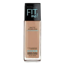 Base Fit Me Matte + Poreless 128 Warm Nude Maybelline