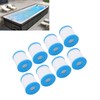 8 Pcs Pool Filter Cartridge Strong Filtration Ability Heavy Duty