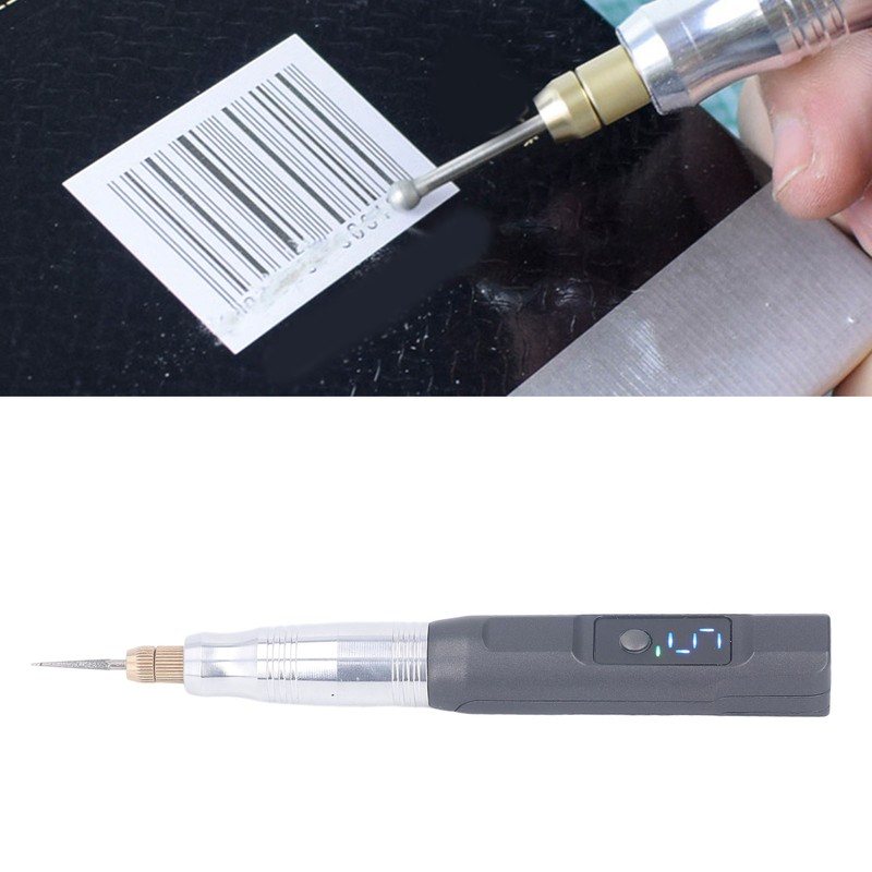 Electric Engraving Pen Rechargeable 5 Speeds Portable Polishing Grinding Tool