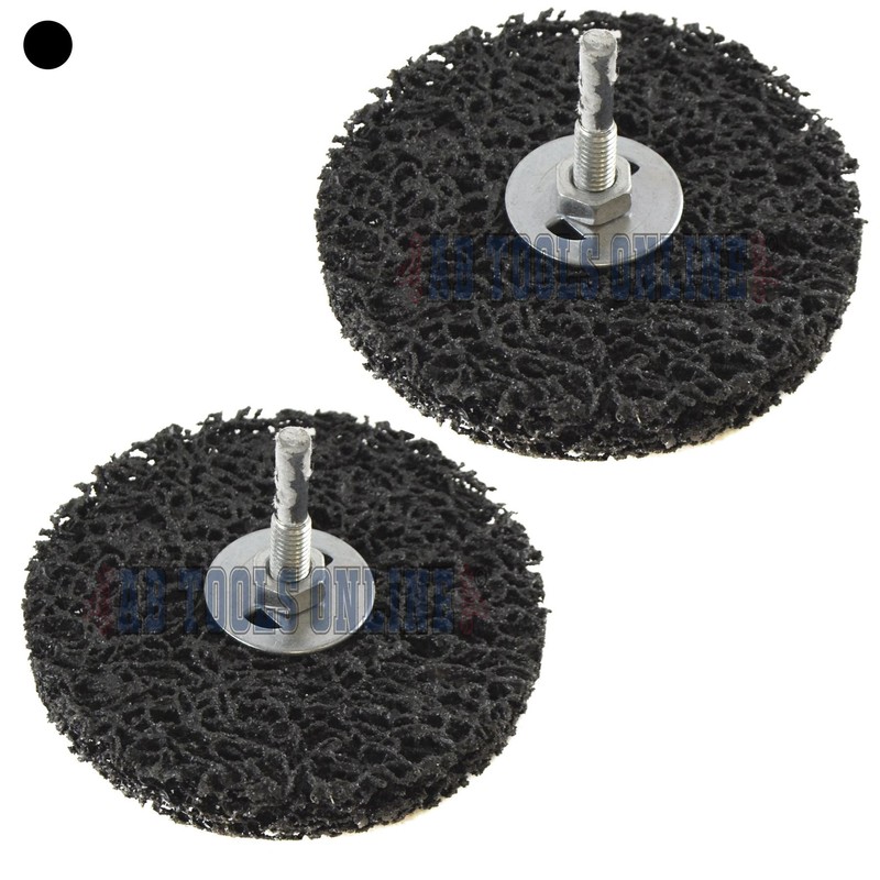 2 x 100mm Clean And Strip Disc Rust Paint Welding