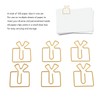 100PCS Funny Cute Paperclips Decorative Metal Small Journaling Paper Clamps
