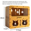 AMYESE Cat Scratcher Cardboard House, 2 Floor Kitty Scratching Pad