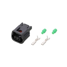 Kitaco 0900-755-02079 Connector Set (For License Lamp) Female Honda Car Etc Black