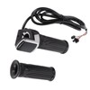 1 Pair Handlebar Throttle Grip Universal LED Display Wire Twist