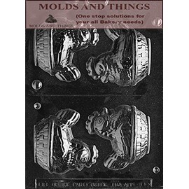 HEN IN BASKET Easter Chocolate candy mold with Copyrighted molding Instructions - set of 3