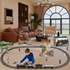 Electric Remote Control Train Set Christmas Trains Steam Locomotive, Cargo