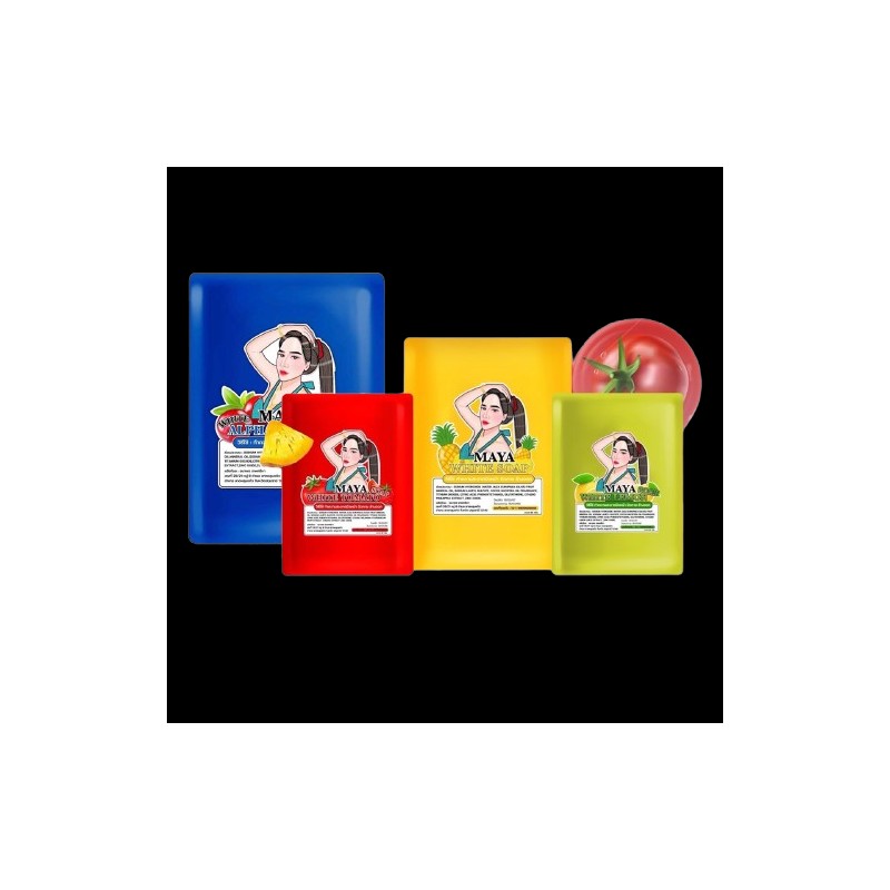 MAYA Sabun Bar Soap 1pcs | Alpha Arbutin (Biru) |