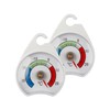 Tabanzhe Fridge Thermometer-2PCS Freezer Thermometer 54MM Freezer Thermometer with Hanging