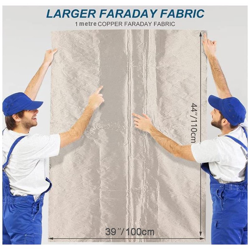 EMF Protection Fabric Roll, Faraday Fabric Nickel Copper Material Certified
