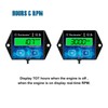 NInE-ROnG Digital Hour Meter Tachometer Maintenance Reminder Backlight Battery Replaceable
