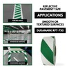 DuraMark RPT-750 Hazard Safety Warning Stripe Tape, Durable Outdoor Heavy