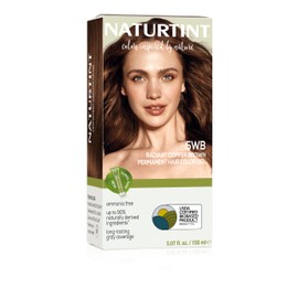 Naturtint 5WB Radiant Copper Brown Permanent Hair Color (Pack of 1), Ammonia Free, Vegan, Cruelty Free, up to 100% Gray Coverage, Long Lasting Results (Packaging may vary)