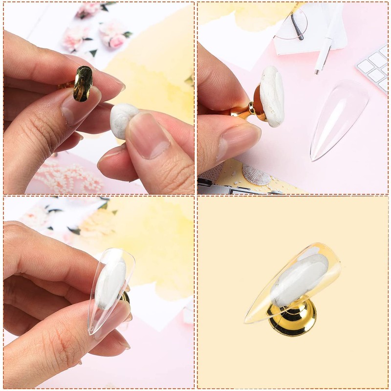 Etercycle Acrylic Nail Display Stand DIY Nail Crystal Holder Magnetic