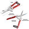 HyleJhJy Pruning Shears with Stainless SK5 Steel Blades+Straight Tip Gardening