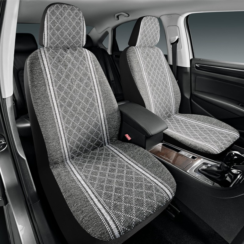 Road Comforts Baja Blanket Seat Covers Gray Diamond Bucket Seat