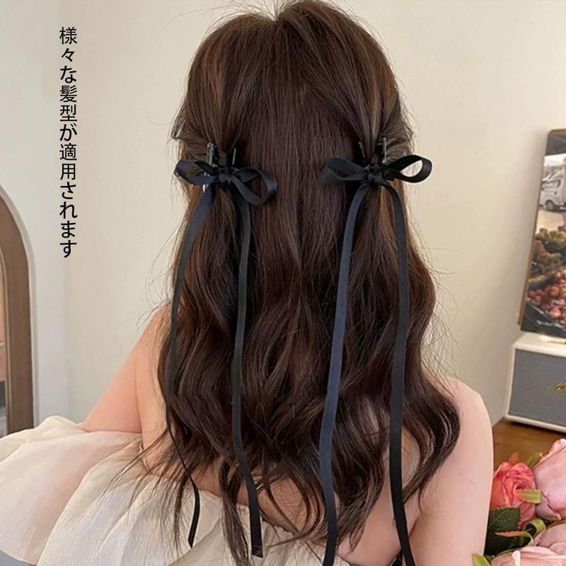 LeTradeJP Hair Accessories, Bows, Hair Clips, Party Bows, Clips, Ribbon
