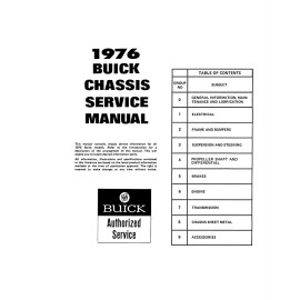 1976 Buick Chassis Service Manual All Series