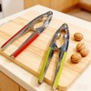 Nut Cracker, 2-Pack Stainless Steel Nutcracker with Non-Slip Handle, for
