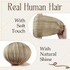 sunny hair Extensiones Cabello Natural 14in Rubio Ceniza Oscuro R