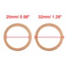 X AUTOHAUX 10pcs 25mm Inner Diameter Copper Washers Flat Sealing