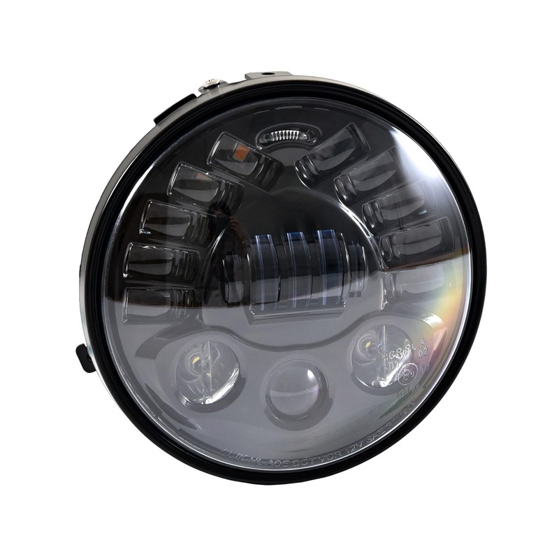 VEISUTOR Motorcycle 7 Inch Round LED Headlight, Projector LED Headlamp