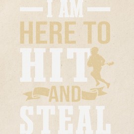 CafePress Lacrosse Player Here To Hit And St Reusable Natural Beige Canvas Shopping Bag