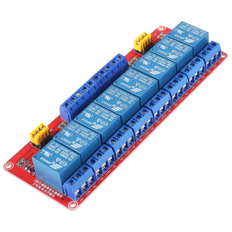 2PCS 24V Relay Module with Optocoupler Isolation Support High and