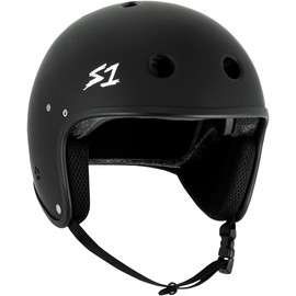 S1 Retro Lifer E-Helmet for E-Bike, E-Scooter, E-Skateboard - NTA 8776 Certified up to 28 mph, ASTM, CPSC - Black Matte Large (22")