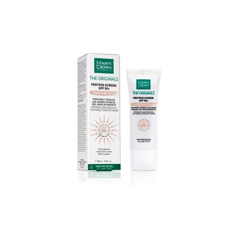 Martiderm Proteos Screen Spf 50 Crema Con Color - 40