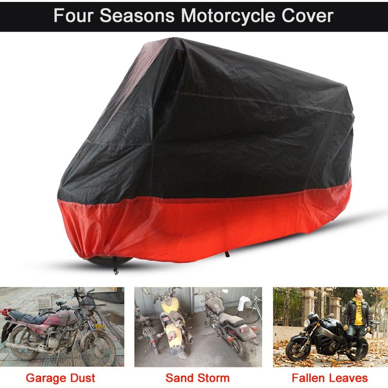 Motorcycle Moped Scooter Cover Breathable Outdoor Dust Rain UV Protector