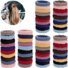 BIANHUAN Hair Ties, Ring Elastics, Colorful, Washable, Cute, Large Capacity,